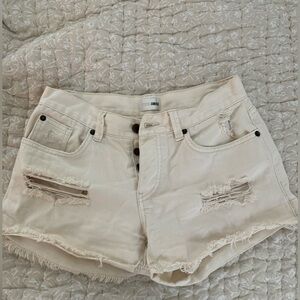 Amuse Society Shorts - Little Cream - Size 26 - Like New Condition
